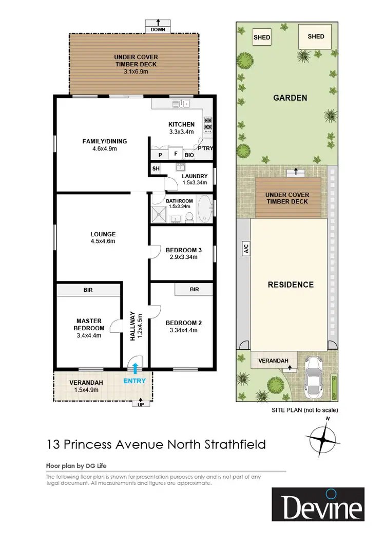 Floorplan of Homely house listing, 13 Princess Avenue, North Strathfield NSW 2137