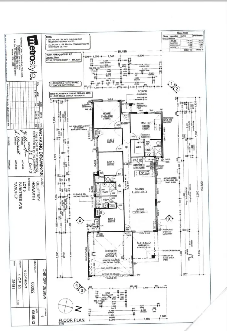 Floorplan of Homely house listing, 22 Parktree Avenue, Yanchep WA 6035