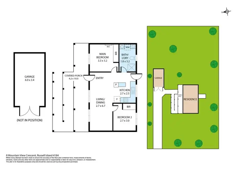 Floorplan of Homely house listing, 8 Mountain View Crescent, Russell Island QLD 4184