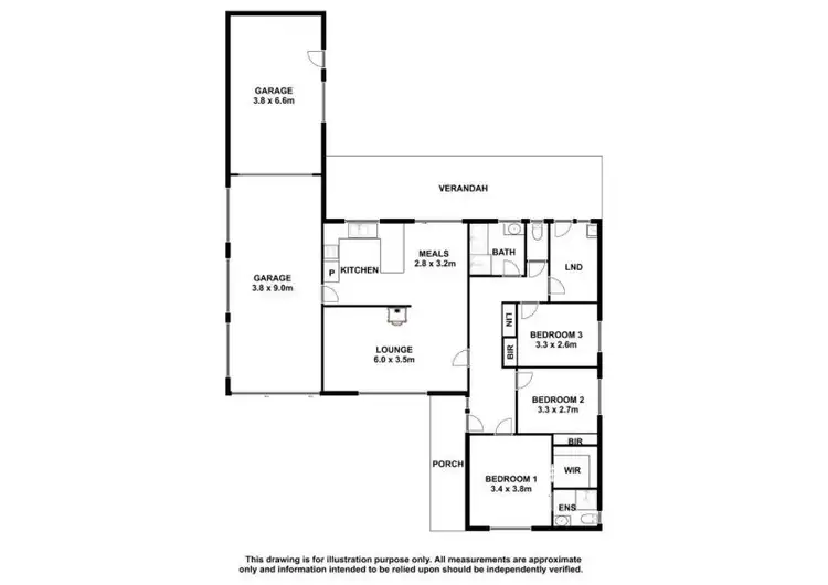 Floorplan of Homely house listing, 6 Charles Street, Mount Gambier SA 5290