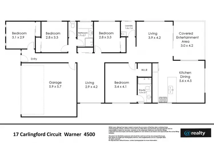 Floorplan of Homely house listing, 17 Carlingford Circuit, Warner QLD 4500