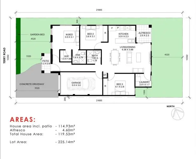 Floorplan of Homely house listing, 1/45 Terry Road, Box Hill NSW 2765