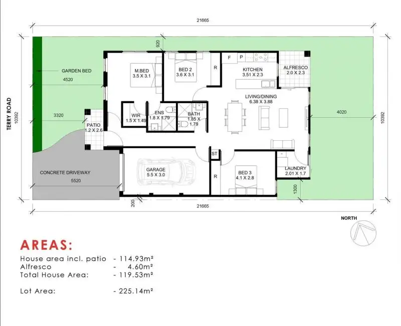 Floorplan of Homely house listing, 1/45 Terry Road, Box Hill NSW 2765