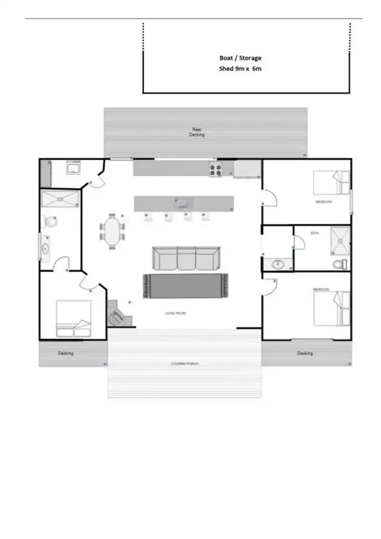 Floorplan of Homely house listing, 24 Helbig Road, Murbko SA 5320