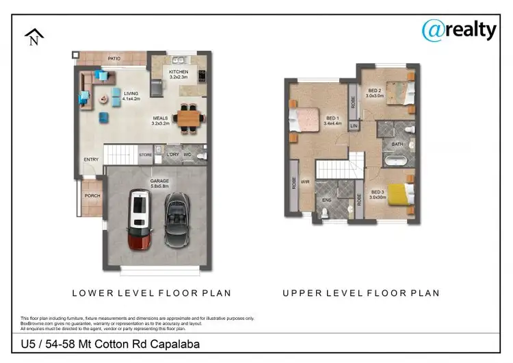 Floorplan of Homely townhouse listing, 5/54 Mount Cotton Road, Capalaba QLD 4157