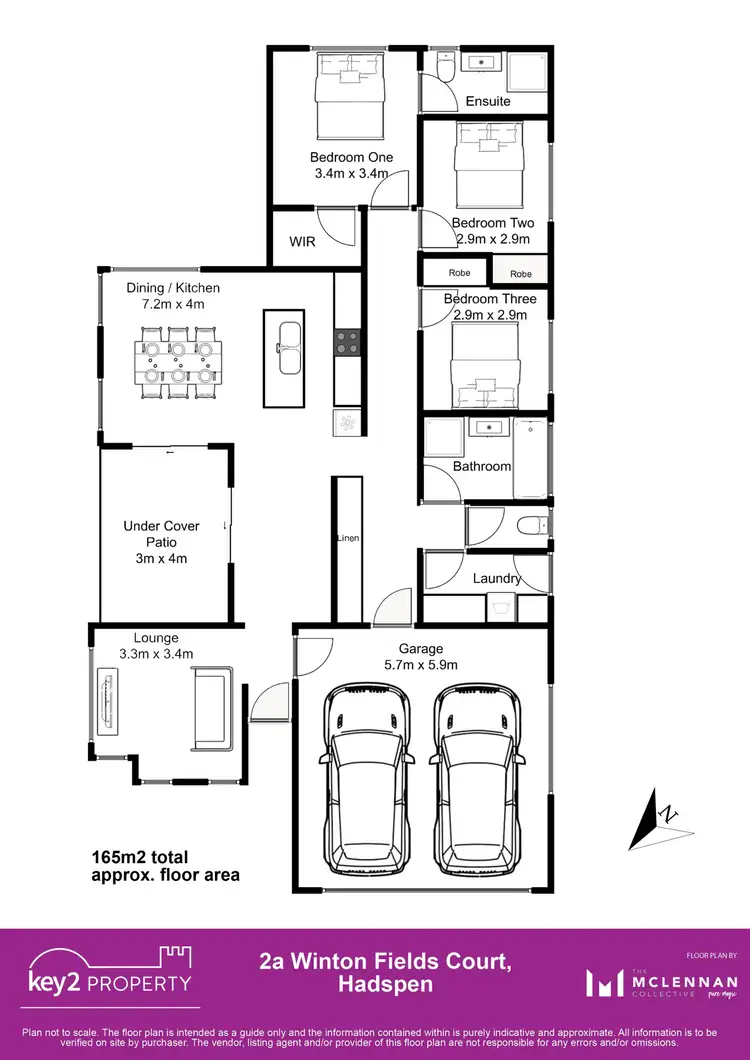 Floorplan of Homely house listing, 2a Winton Fields Court, Hadspen TAS 7290