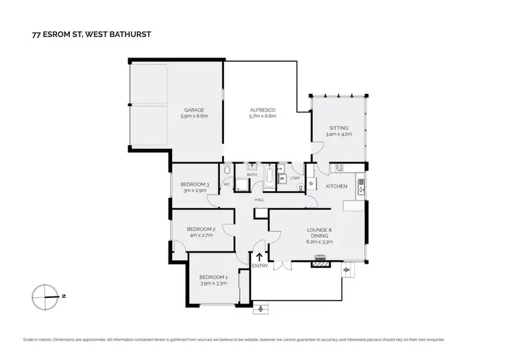 Floorplan of Homely house listing, 77 Esrom Street, West Bathurst NSW 2795
