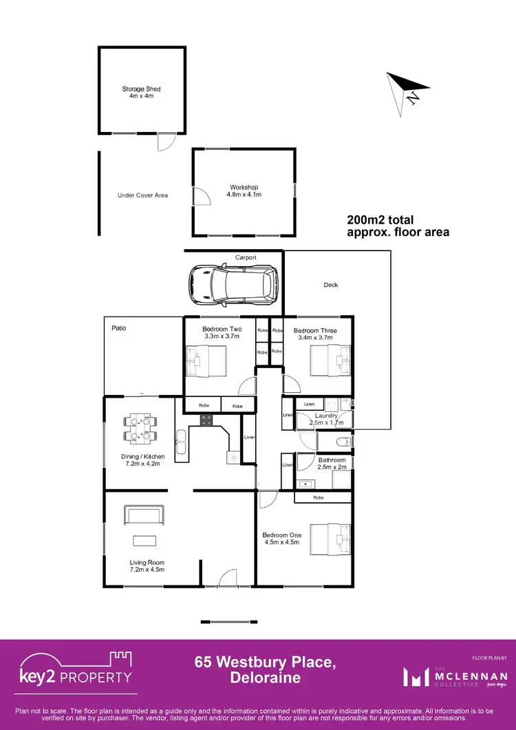 Floorplan of Homely house listing, 65 Westbury Place, Deloraine TAS 7304