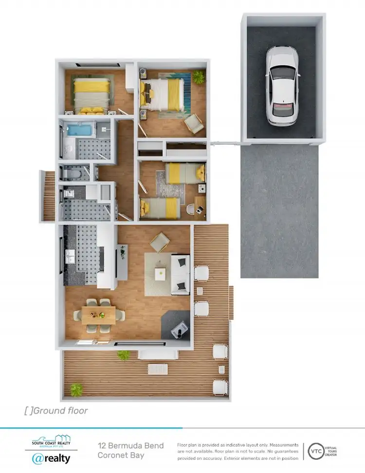 Floorplan of Homely house listing, 12 Bermuda Bend, Coronet Bay VIC 3984