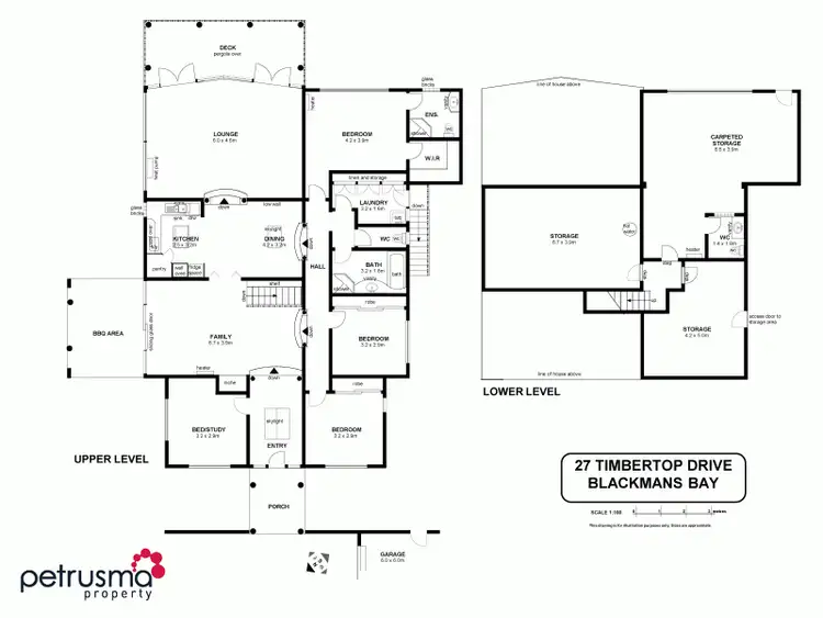 Floorplan of Homely house listing, 27 Timbertop Drive, Blackmans Bay TAS 7052