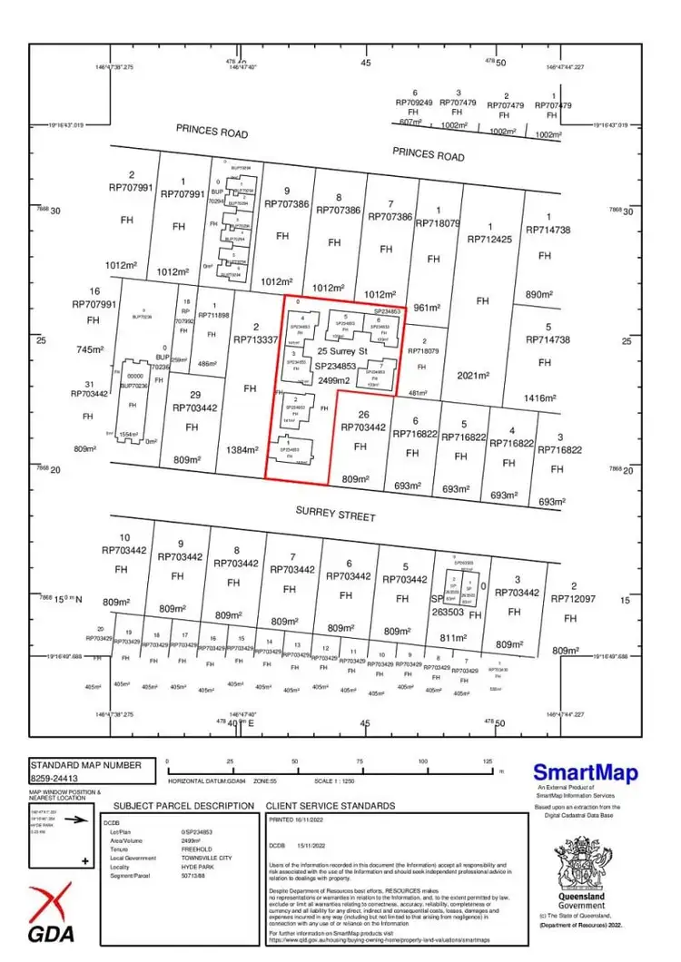 Floorplan of Homely block of units listing, 25 Surrey Street, Hyde Park QLD 4812