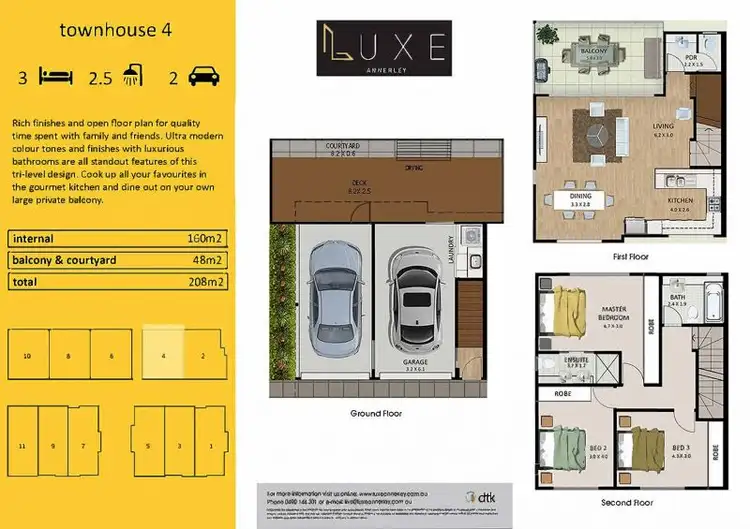 Floorplan of Homely townhouse listing, 4/43 Horatio Street, Annerley QLD 4103