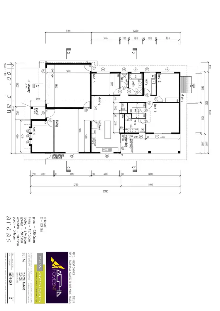 Floorplan of Homely house listing, 194 Zuccoli Parade, Zuccoli NT 832