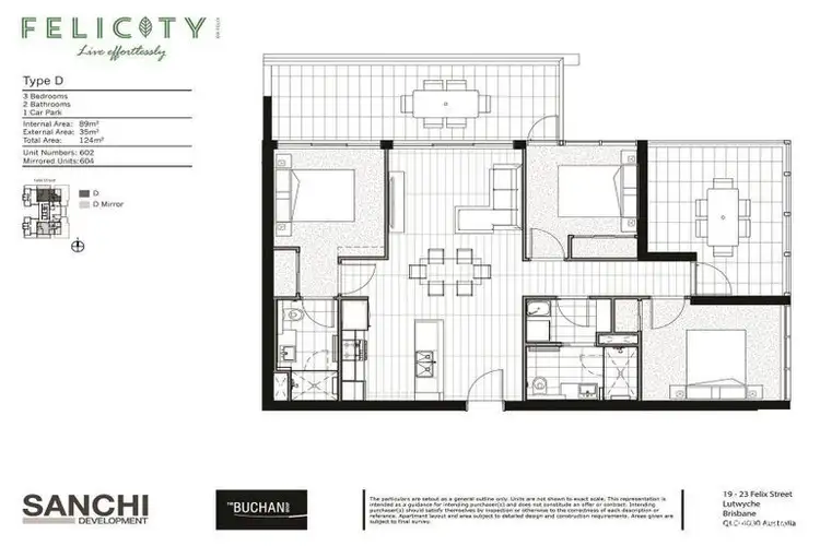 Floorplan of Homely apartment listing, L6/19 Felix Street,, Lutwyche QLD 4030