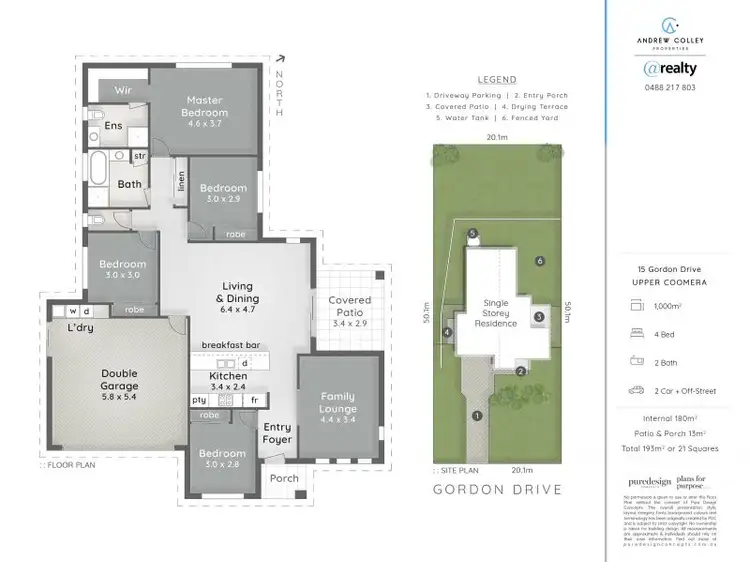 Floorplan of Homely house listing, 15 Gordon Drive, Upper Coomera QLD 4209