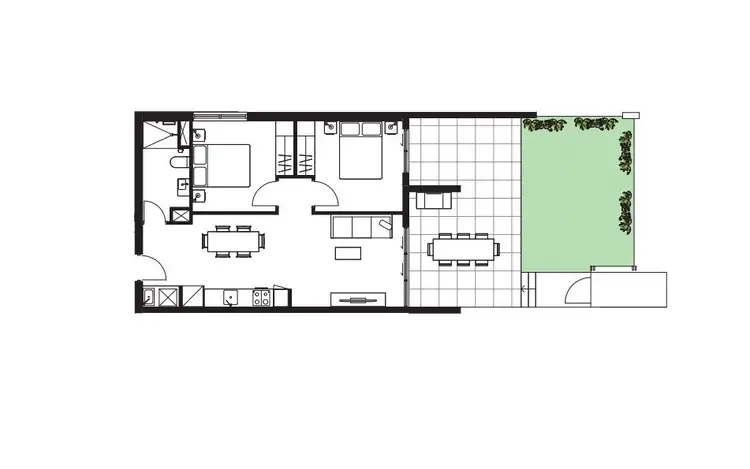 Floorplan of Homely apartment listing, G01/23 Bent Street, Bentleigh VIC 3204