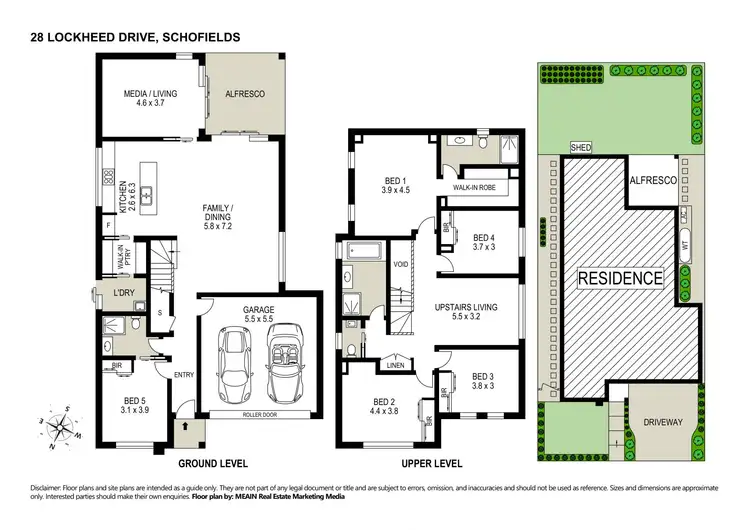Floorplan of Homely house listing, 28 Lockheed Drive, Schofields NSW 2762