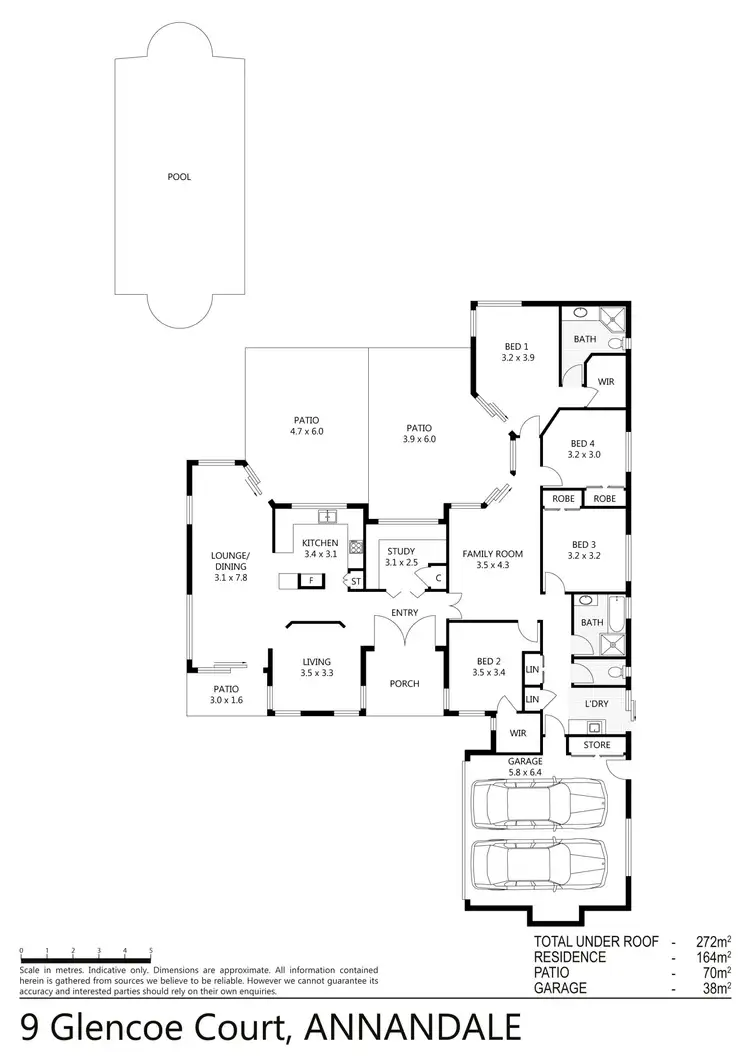 Floorplan of Homely house listing, 9 Glencoe Court, Annandale QLD 4814