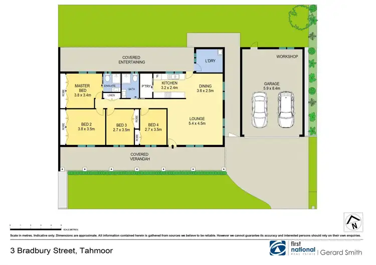 Floorplan of Homely house listing, 3 Bradbury Street, Tahmoor NSW 2573