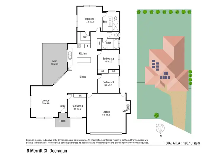 Floorplan of Homely house listing, 6 Merritt Court, Deeragun QLD 4818