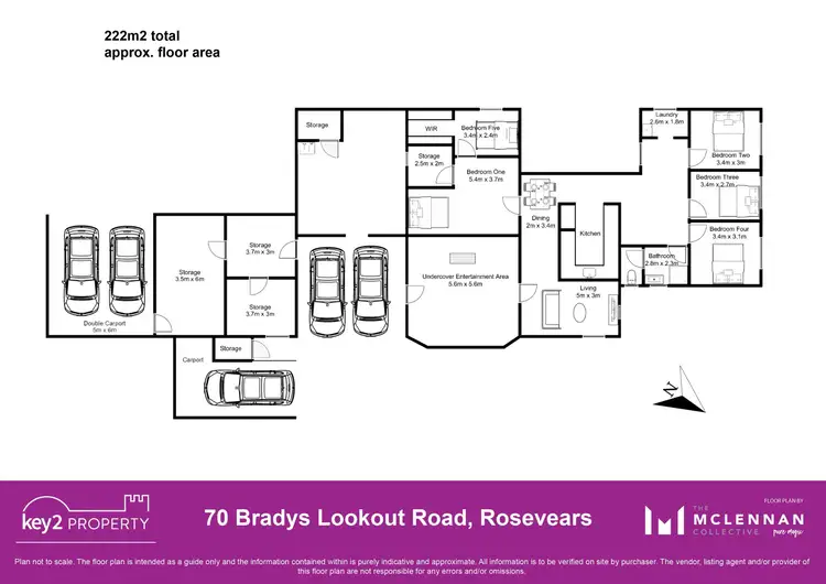 Floorplan of Homely rural property listing, 70 Bradys Lookout Road, Rosevears TAS 7277