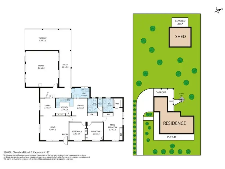 Floorplan of Homely house listing, 280 Old Cleveland Road East, Capalaba QLD 4157