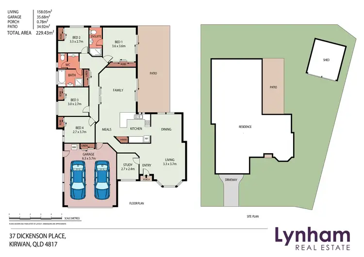 Floorplan of Homely house listing, 37 Dickenson Place, Kirwan QLD 4817
