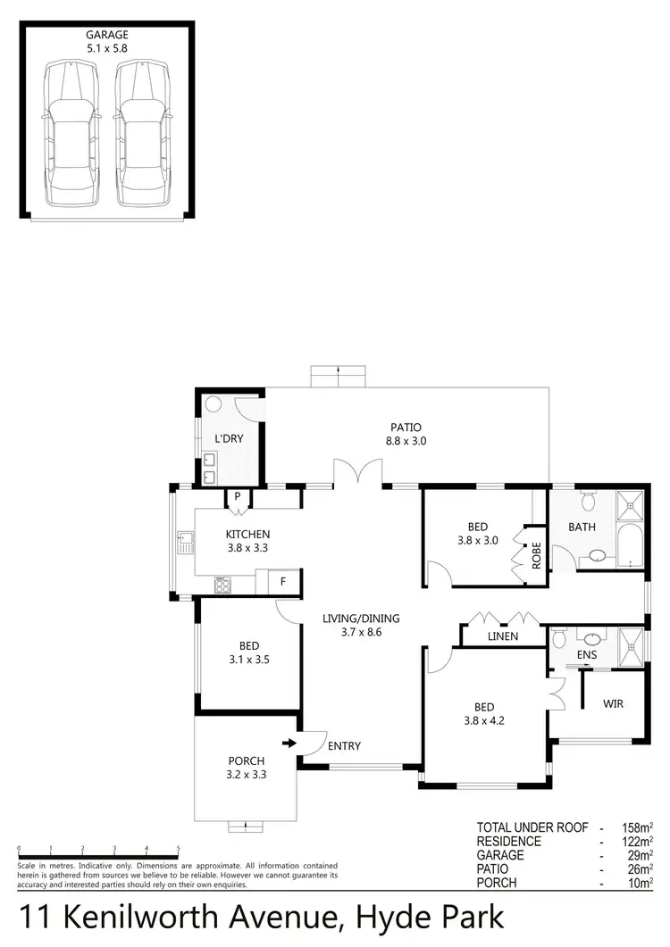 Floorplan of Homely house listing, 11 Kenilworth Avenue, Hyde Park QLD 4812