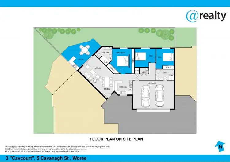 Floorplan of Homely apartment listing, 3/5 Cavanagh Street, Woree QLD 4868