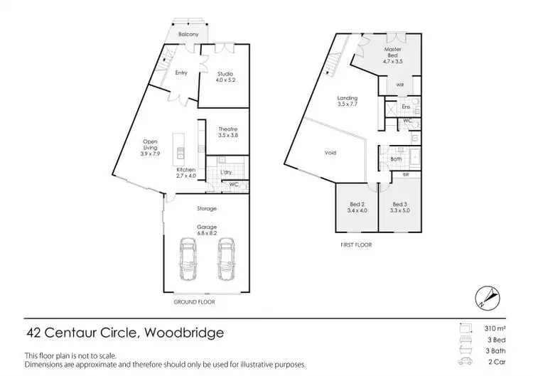 Floorplan of Homely house listing, 42 Centaur Circle, Woodbridge WA 6056