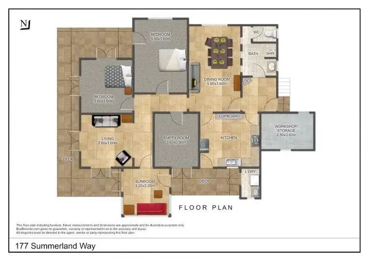 Floorplan of Homely house listing, 177 Summerland Way, Kyogle NSW 2474