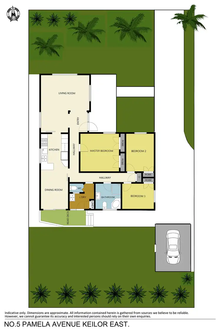 Floorplan of Homely house listing, 5 Pamela Avenue, Keilor East VIC 3033