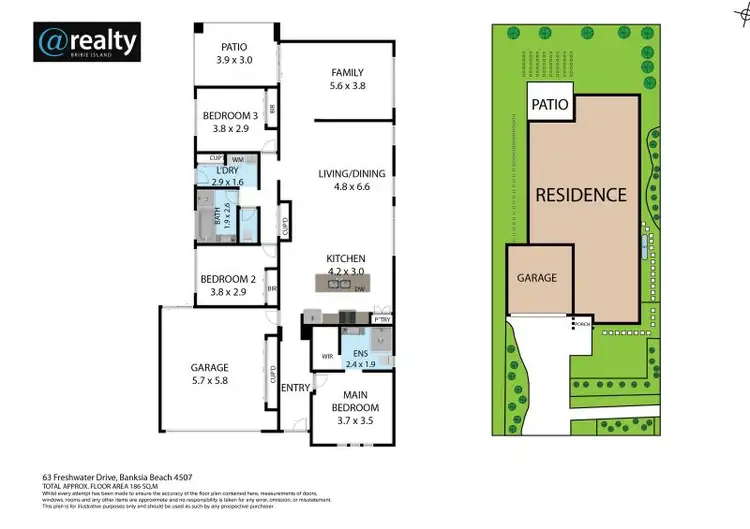 Floorplan of Homely house listing, 63 Freshwater Drive, Banksia Beach QLD 4507