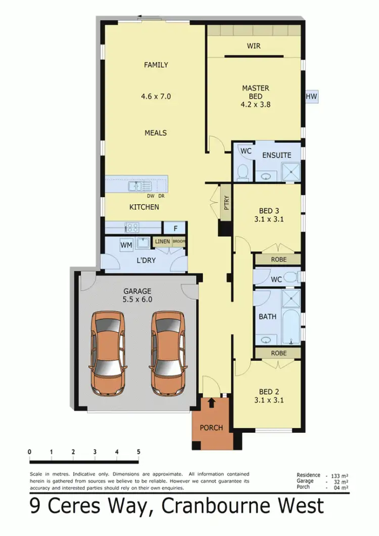 Floorplan of Homely house listing, 9 CERES WAY, Cranbourne West VIC 3977