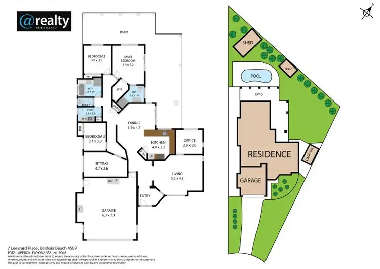 Floorplan of Homely house listing, 7 Leeward Place, Banksia Beach QLD 4507