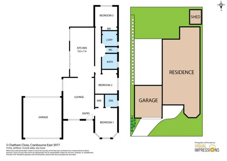 Floorplan of Homely house listing, 5 Chatham Close, Cranbourne East VIC 3977