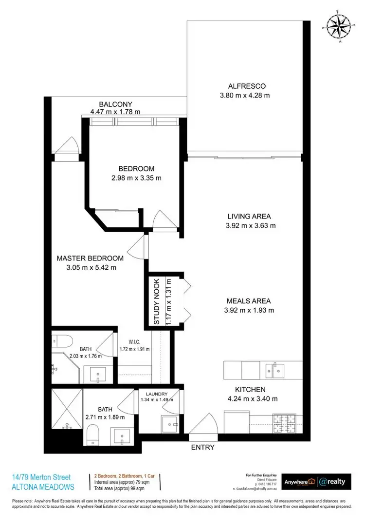 Floorplan of Homely apartment listing, 14/79 Merton Street, Altona Meadows VIC 3028