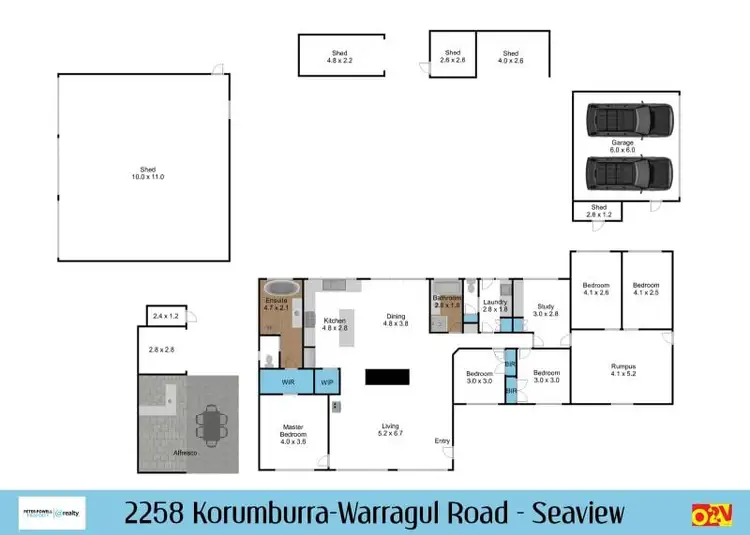 Floorplan of Homely rural property listing, 2258 Korumburra-Warragul Road, Seaview VIC 3821