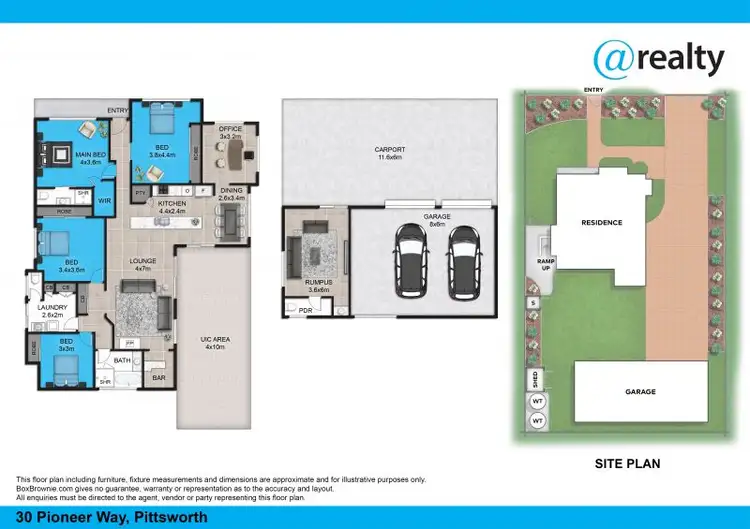 Floorplan of Homely house listing, 30 Pioneer Way, Pittsworth QLD 4356