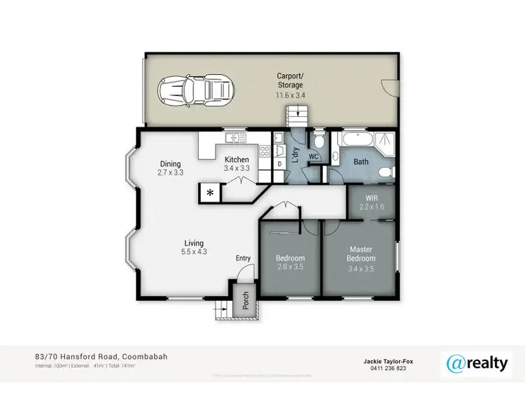 Floorplan of Homely retirement listing, 83/70 Hansford Road, Coombabah QLD 4216