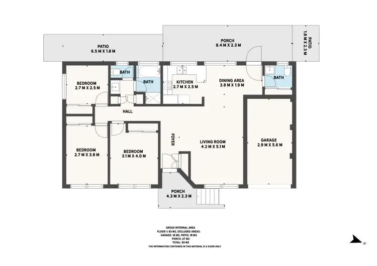 Floorplan of Homely house listing, 352A Main Road, Kuluin QLD 4558