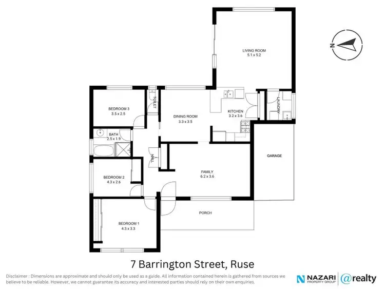 Floorplan of Homely house listing, 7 Barrington Street, Ruse NSW 2560