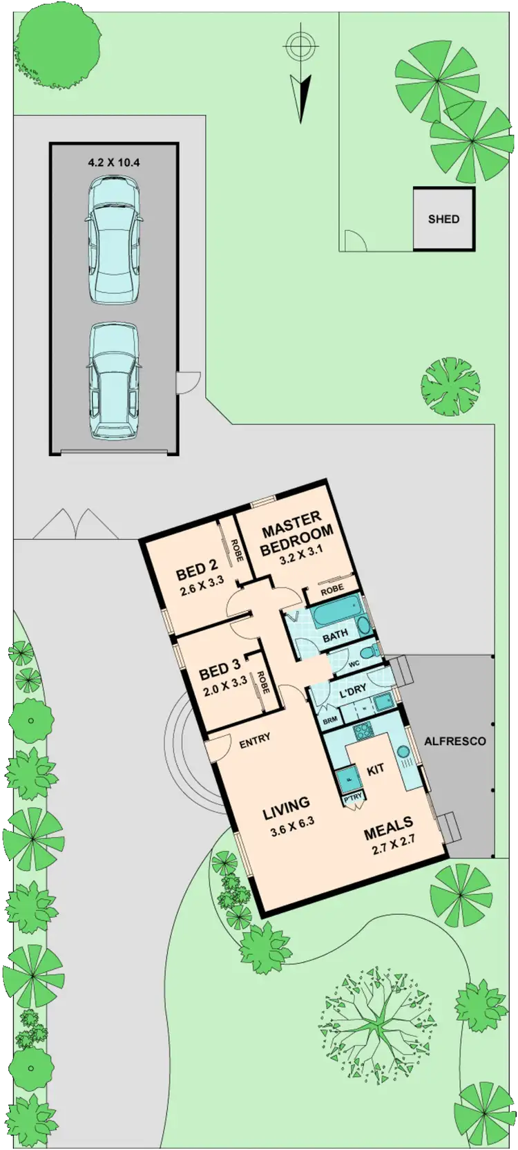Floorplan of Homely house listing, 53 WILLIAM STREET, Wallan VIC 3756