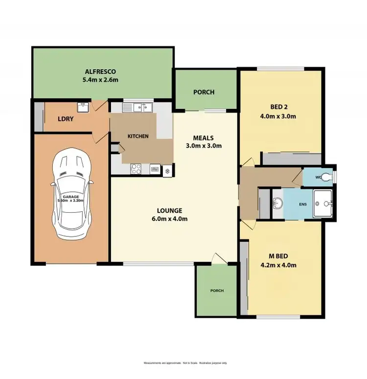 Floorplan of Homely unit listing, 33 Elmglade Close, West Albury NSW 2640