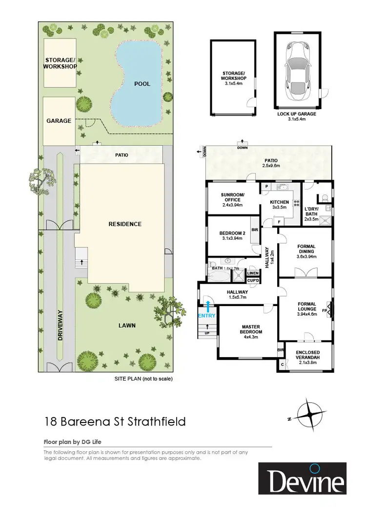 Floorplan of Homely house listing, 18 Bareena Street, Strathfield NSW 2135