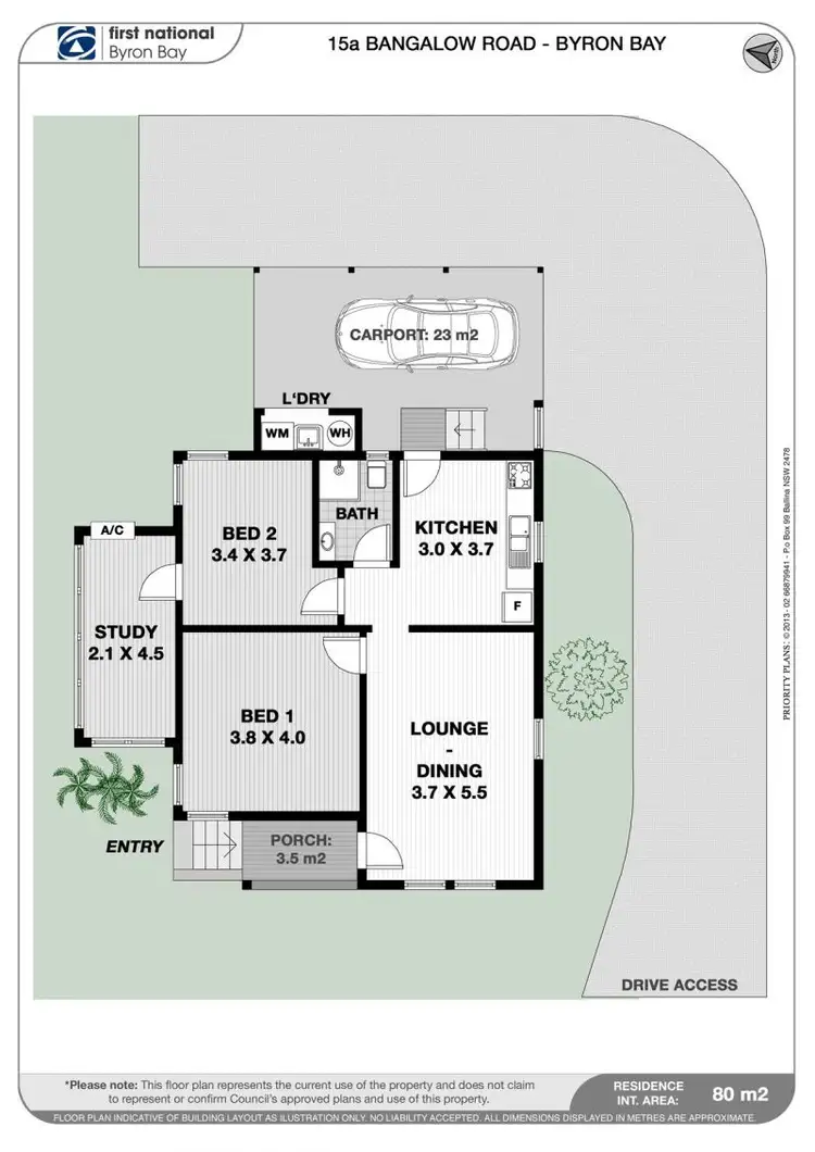 Floorplan of Homely house listing, 15A Bangalow Road, Byron Bay NSW 2481