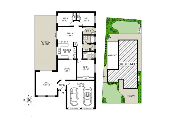 Floorplan of Homely house listing, 42 Dongola Circuit, Schofields NSW 2762