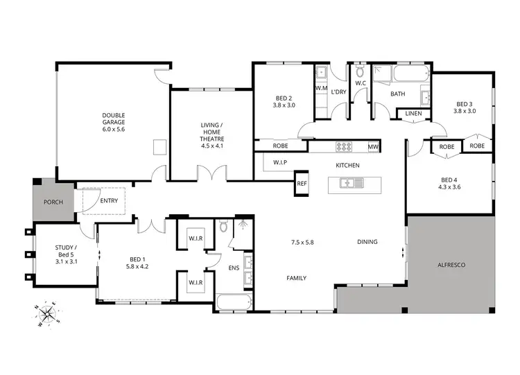 Floorplan of Homely house listing, 51 Oak Farm Road, Calderwood NSW 2527