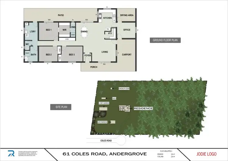 Floorplan of Homely house listing, 61 Coles Road, Andergrove QLD 4740
