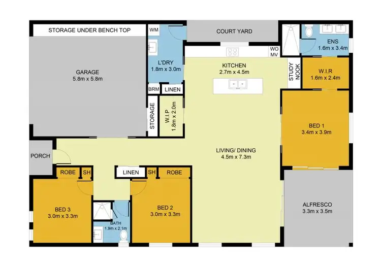 Floorplan of Homely house listing, 154/9 Dux Drive, Bongaree QLD 4507